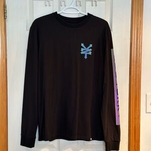 Black Holographic Zoo York Long Sleeve Shirt